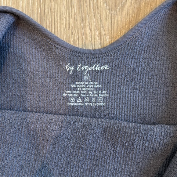 Never worn ribbed body suit. - Picture 2 of 2